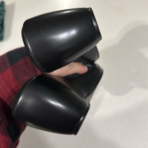 Onex Black & Silver Leopard Print Rory Slide Wedge EUR Size 39 US Size 8.5/9 - Picture 9 of 10